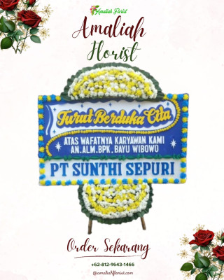 Papan Bunga Duka di Tambangan